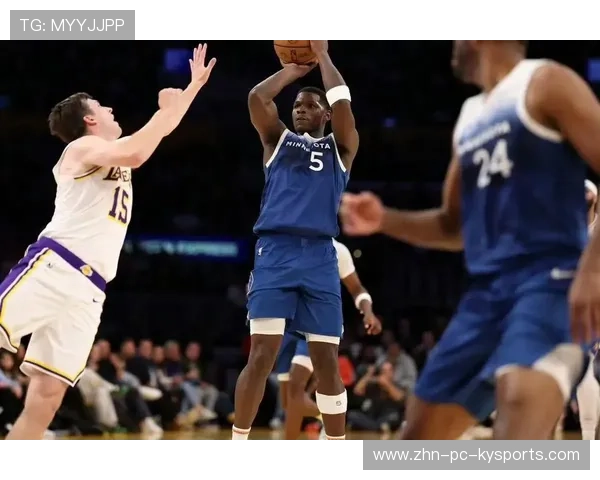 爱德华兹暴扣+罚球，森林狼翻盘骑士！